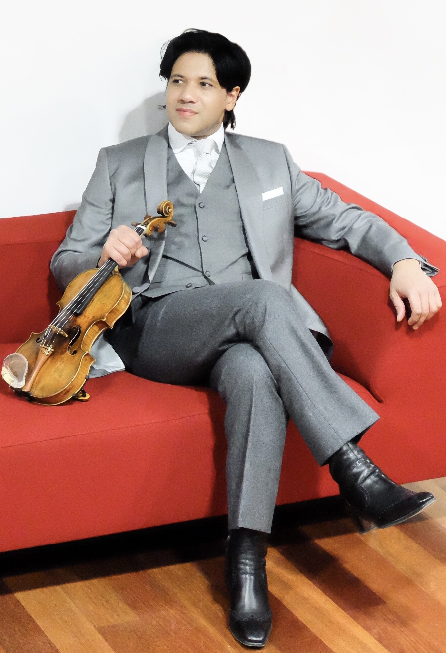 Portrait de Christophe Quatremer, premier violon solo