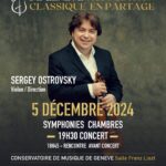 Affiche du concert Symphonies de Chambre