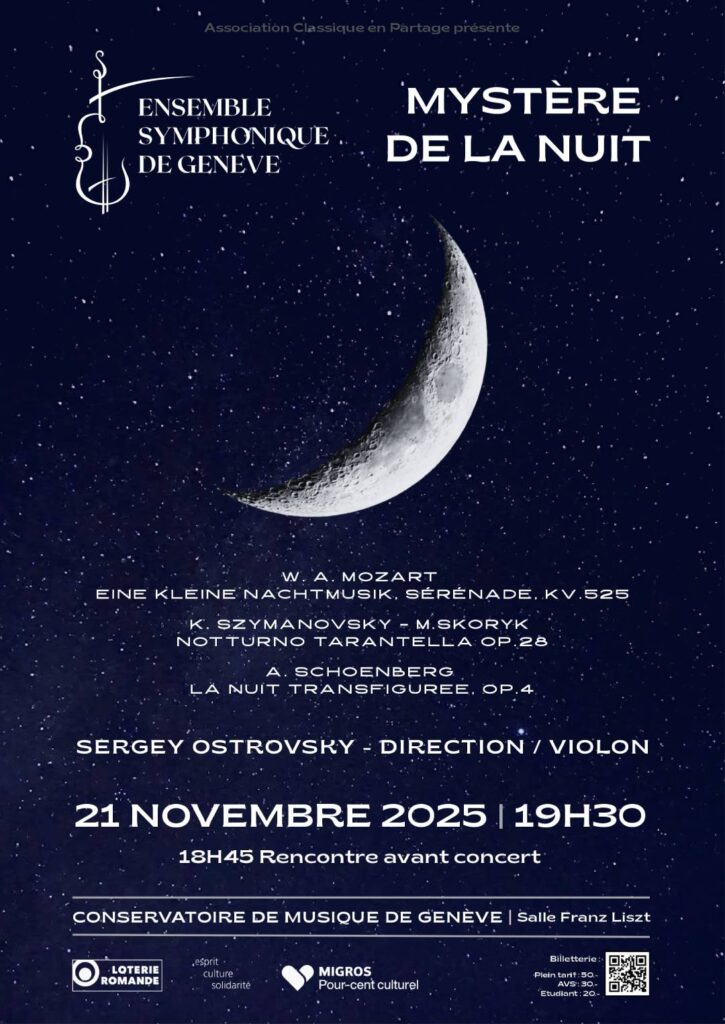 Affiche du concert Mystère de la nuit