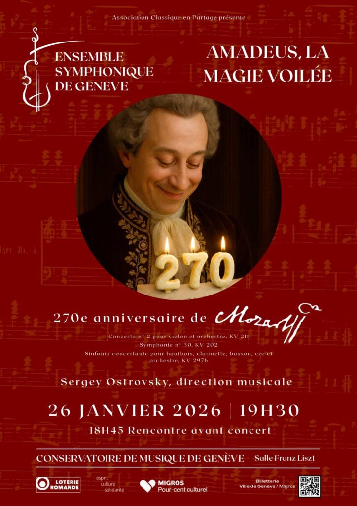 Affiche du concert Amadeus, la magie voilée